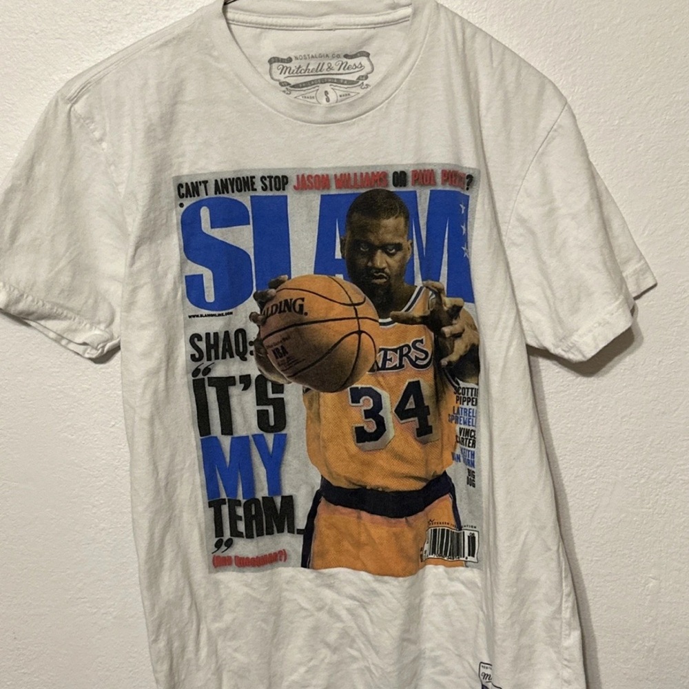 Mitchell & Ness Shaq Slam Graphic Tee